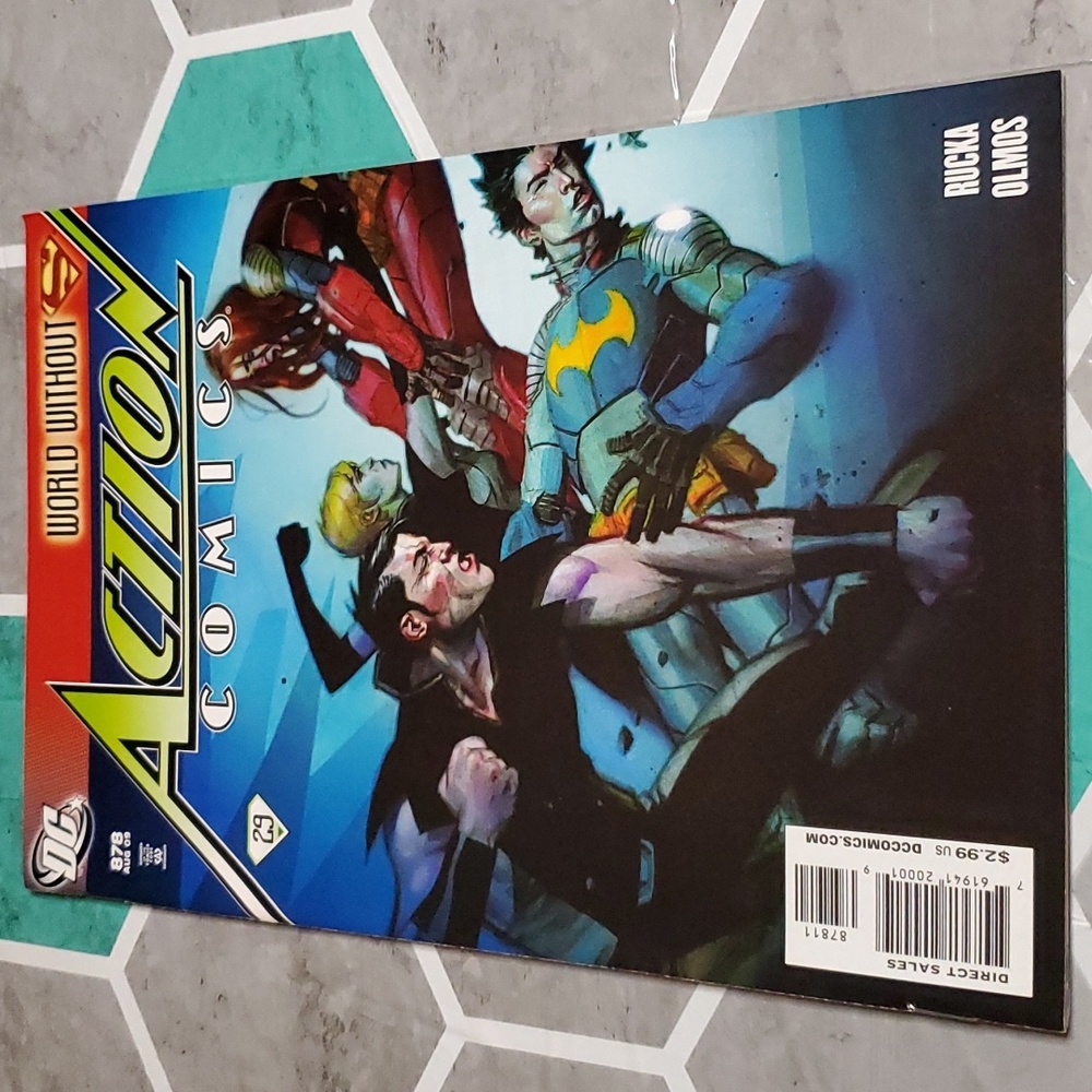 DC #878 World Without Superman Action Comics The New 52 #Z31